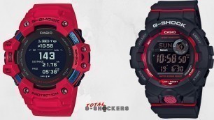 'Casio G-Shock Heart Rate Smartwatch GBDH1000-4 vs G-SQUAD Bluetooth Activity Tracker GBD800-1'