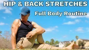 '20 Min Yoga Stretch for Hips & Low Back - Full Body Morning Yoga - Sean Vigue Fitness'