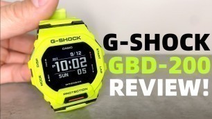 'SHOULD YOU BUY A G-SHOCK GBD-200? UNBOXING & REVIEW!'
