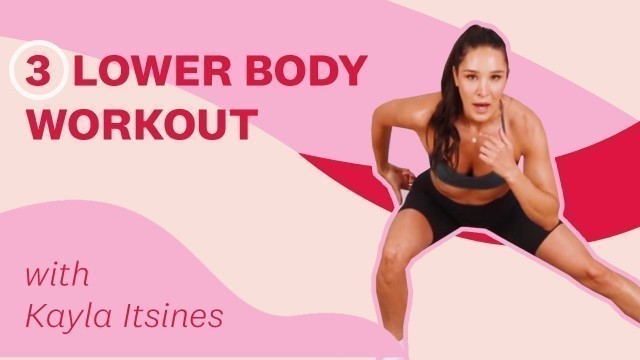 'Kayla Itsines Lower Body Workout For Beginners'