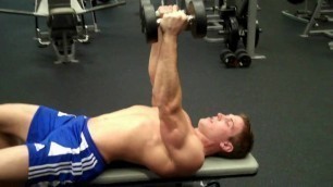 'How To: Dumbbell Flys On A Flat Bench'