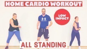 'Low impact, fat burning, cardio workout from home.'