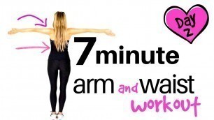 'EXERCISE HOME WORKOUT - ARM EXERCISES FOR WOMEN & WAIST WORKOUT - No equipment needed START NOW'