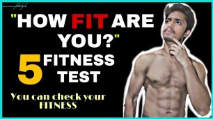 'How fit are you | 5 fitness test you can check your fitness level | by @souravfitstyle'
