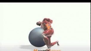 'Bodybuilding Übungen- Kneeling Ball Side Drape -- Arm At Side   -  www.Hilfe-Forum.eu'