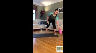 'Yoga Tune Up® Rolling for the upper back and neck'