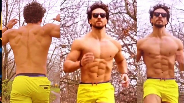 'Tiger Shroff Body Workout With 8 Pack Cutting Abs, Tiger Shroff Workout #Shorts Blockbuster Battles'