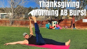 'Thanksgiving Morning AB Burst Workout - Sean Vigue Fitness'