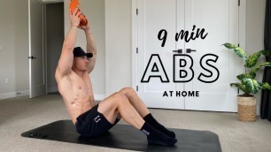'LIVE 9-Minute Home Ab Workout'