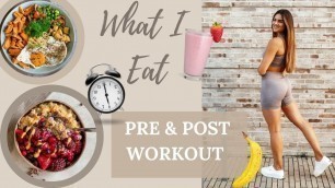 'WHAT I EAT: PRE & POST Workout Meal | Mein Essen vor & nach dem Training || FitLaura'