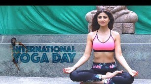 'Shilpa Shetty\'s favourite asana on International Yoga Day'
