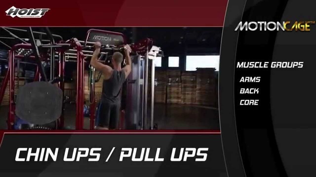 'Hoist MotionCage - How to perform CHIN UPS  PULL UPS'