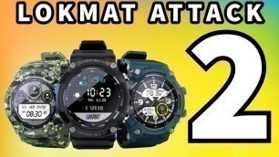 'LOKMAT ATTACK 2 Lokmat Attack Smartwatch G Shock Skmei Style Fitness Tracker Sports'