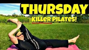 'Day 4 - Power Pilates Workout | 30 Day Pilates Challenge | Sean Vigue Fitness'