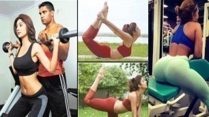 'Shilpa Shetty And Malaika Arora - Yoga And Workout'