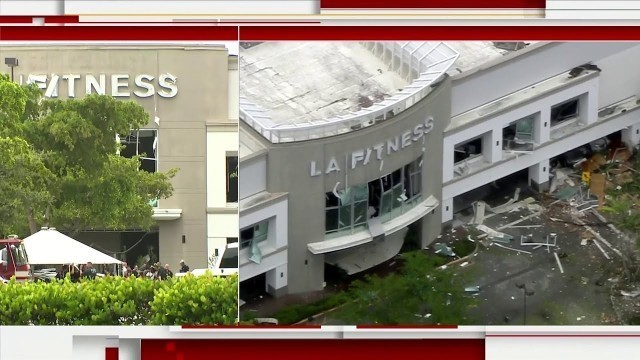 'People run out of LA Fitness after nearby explosion damages building'