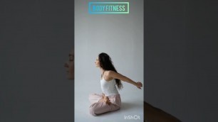 'Yoga exercise Body fitness beautiful girl'