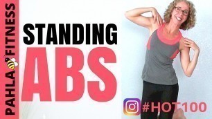 'All ABS Standing CORE + BALANCE 10 Minute Ladder Workout | HOT 100 Challenge Day 12'