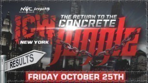 'ICW NY: Return To The Concrete Jungle Review and Results ( Ultimate Fitness Gym, QUEENS  10/25/19)'