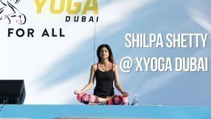'Shilpa shetty yoga video about x yoga'