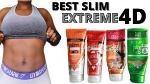 'Eveline Slim Extreme 4D | 3D Liposuction fat burners Cream | Workout'