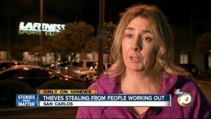 'Thieves stealing from at local LA Fitness'