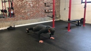 'Pushup Walkout To Squat | Born Fitness'
