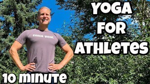 '10 min Yoga for Athletes Flow | Sean Vigue'