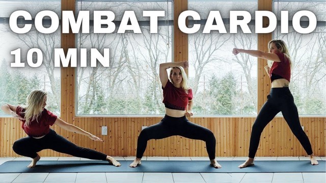 'Combat Cardio Workout || Martial Arts Workout // 10min // no equipment'