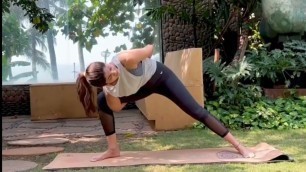 'Shilpa Shetty Daily Workout Moment Video।'