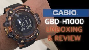 'CASIO G-SHOCK GBD-H1000 Solar Powered Heart Rate Watch | Unboxing & Review | studio9'
