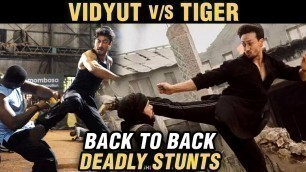 'Tiger Shroff VS Vidyut Jammwal | UNBELIEVABLE Stunt, Body Workout | Watch The Video'