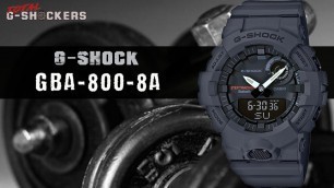 'Casio G-SHOCK GBA800-8A Gray Step Tracker | G Shock G-SQUAD Top 10 Bluetooth Watch Review'