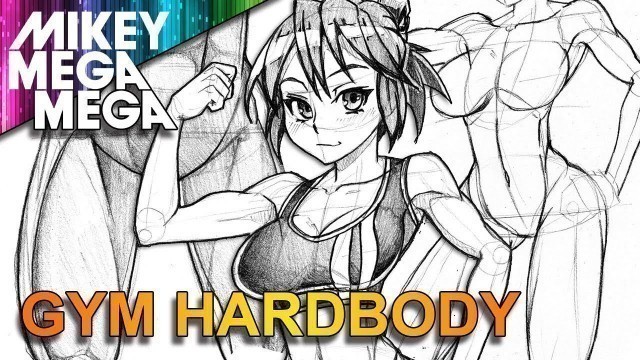 'How To Draw GYM FIT GIRLS FOR ANIME MANGA'