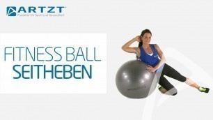 'ARTZT vitality Fitness Ball - Seitheben'
