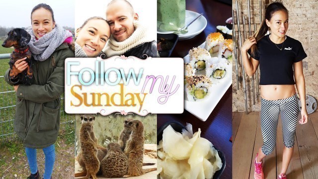 'Follow my Sunday - Sushi, Workout, Hater, Arbeiten, Essen'