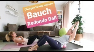 'Übungen für den unteren Bauch Redondo Ball'