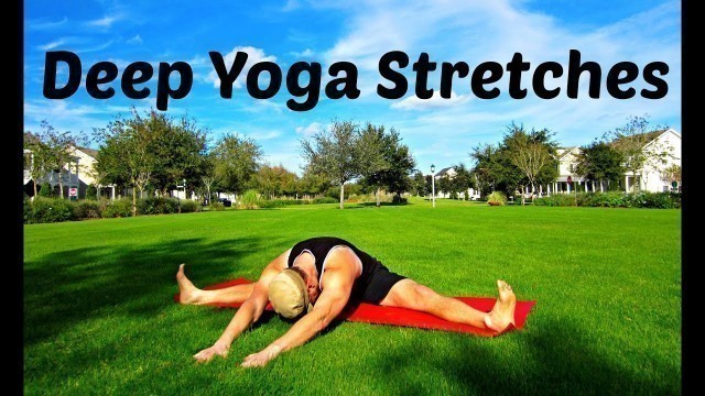 'Deep Yoga Stretch | Beginner Yoga Workout | Sean Vigue Fitness'