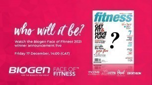 'Biogen Face of Fitness 2021 winner announcement'