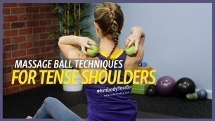 'Massage Ball Techniques for Tense Shoulders'