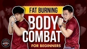 'FAT BURNING EXERCISE | BODY COMBAT AT HOME (FOR BEGINNERS) | #QuickFitSquad'