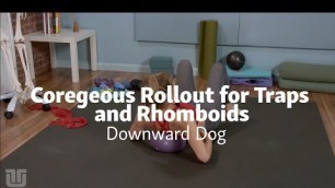 'Coregeous Rollout to target the Traps and Rhomboids | Roll Model Method Weekly Rollout'