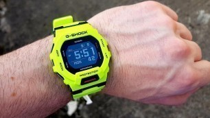 'Casio G Shock GBD-200-9ER Fitness Watch Lime Green'