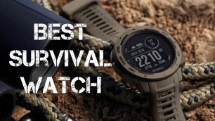 'The Best SURVIVAL Watch : Garmin Tactical Instinct'