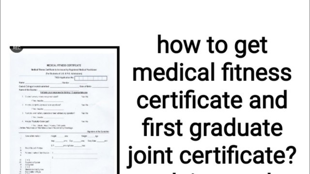 'TNEA HOW TO GET MEDICAL FITNESS CERTIFICATE AND FIRST GRADUATE JOINT CERTIFICATE? WATCH HERE'