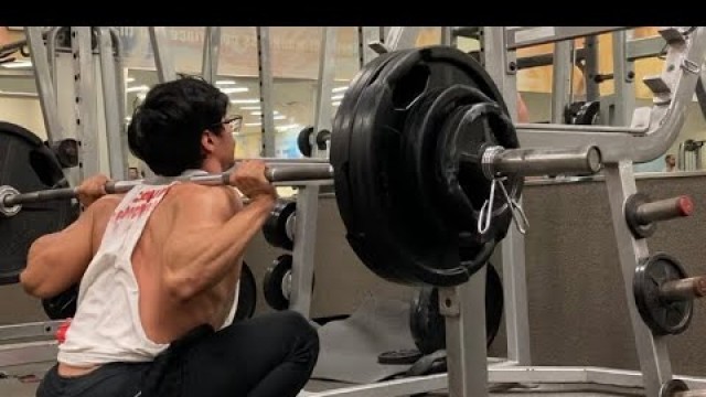 'How to ATG Squat at LA Fitness 295lbs/134kg'