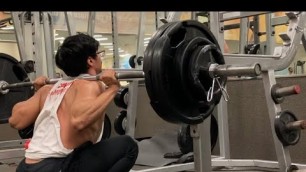 'How to ATG Squat at LA Fitness 295lbs/134kg'