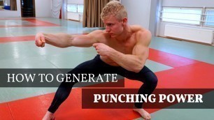 'How to Generate More Punching Power (Strength Perspective)'