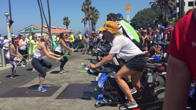 'Pound workout with Shine Studio at Tour de Pier MB 2017'