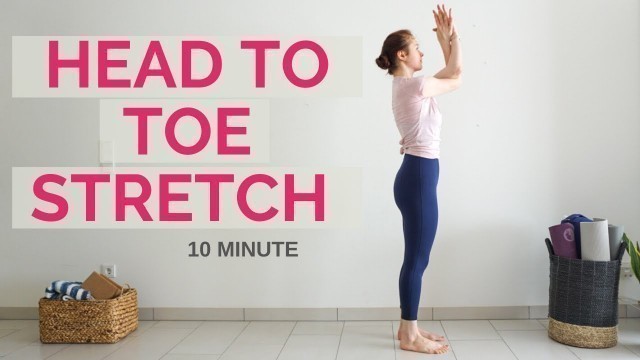 '10 min STANDING FULL BODY STRETCH | Standing Yoga Without Mat'